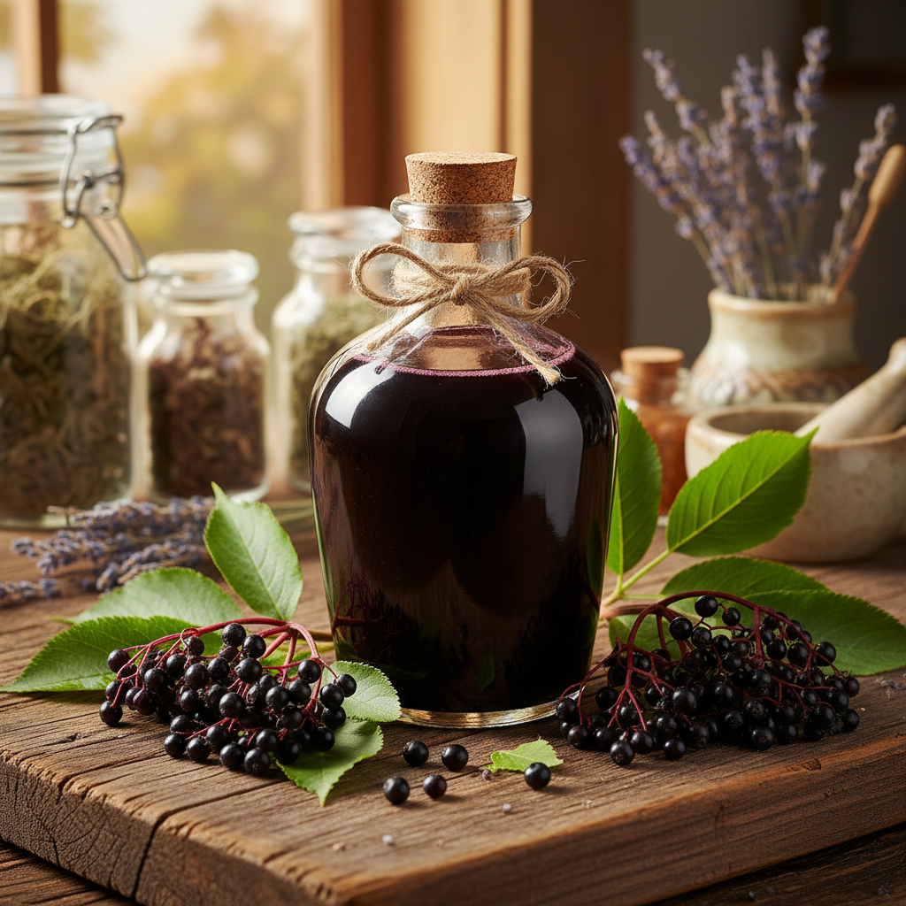 Homemade Elderberry Syrup
